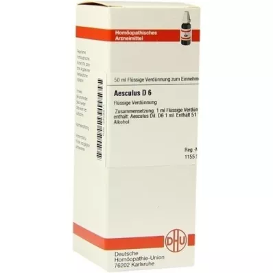 AESCULUS D 6 Ředění, 50 ml