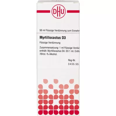 MYRTILLOCACTUS D 3 Ředění, 50 ml
