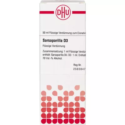 Sarsaparilla D 3, 50 ml Sarsaparilla D 3, 50 ml