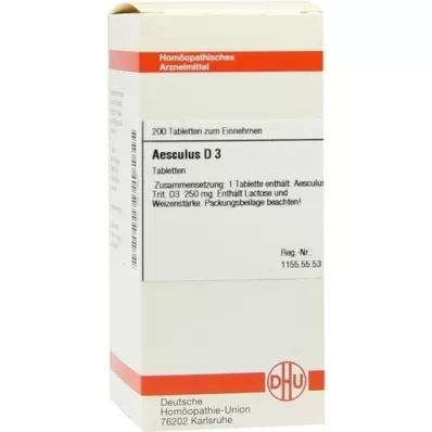 Aesculus D 3, 200 ks Aesculus D 3, 200 ks