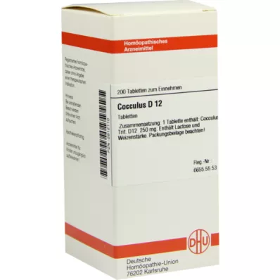 COCCULUS d 12 tablet, 200 ks