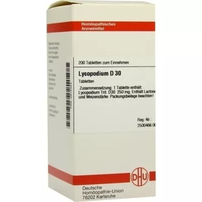 Lycopodium D30, 200 ks