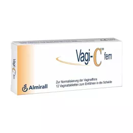 VAGI C Fem vaginální tablety, 12 ks