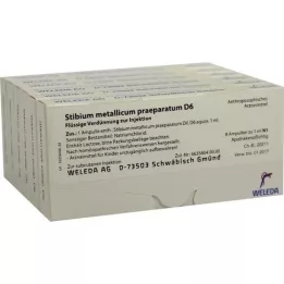 STIBIUM METALLICUM PRAEPARATUM D 6 ampule, 48x1 ml