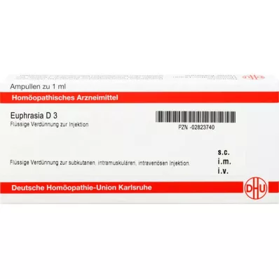 Euphrasia D 3, 10x1 ml