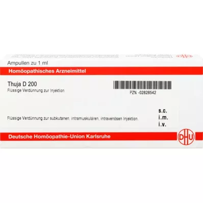 Thuja D200, 10x1 ml