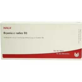BRYONIA E Radice D 3 Ampules, 10x1 ml