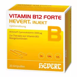 VITAMIN B12 HEVERT forte Injekt ampule, 20X2 ml