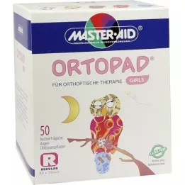 ORTOPAD Pro dívky pravidelné eyo uhlí pflaster, 50 ks