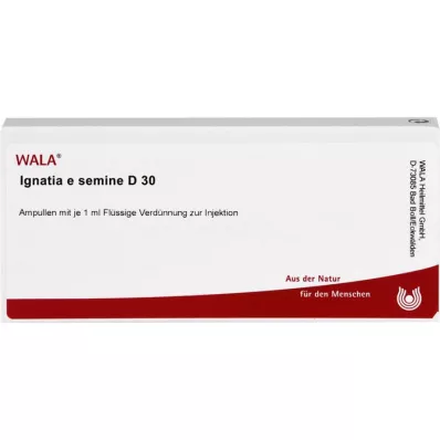 IGNATIA Ampule seminu D 30, 10X1 ml