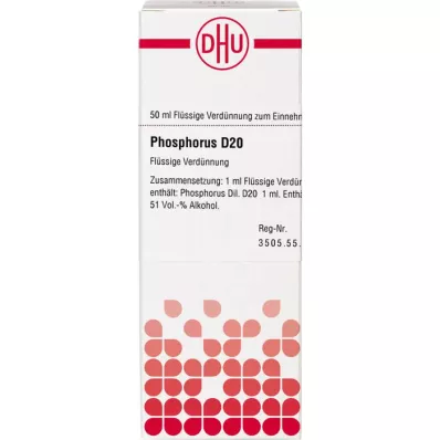 PHOSPHORUS D 20 Ředění, 50 ml