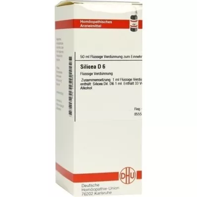 SILICEA D 6 Ředění, 50 ml