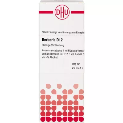 BERBERIS D 12 ředění, 50 ml