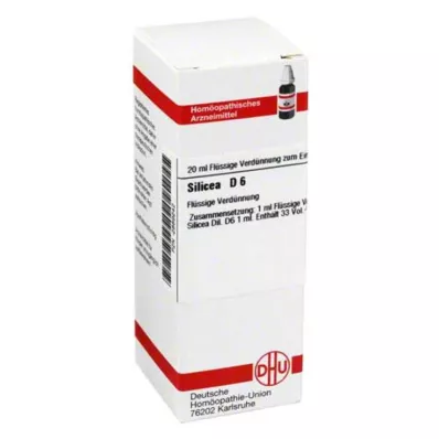 SILICEA D6 ředění, 20 ml