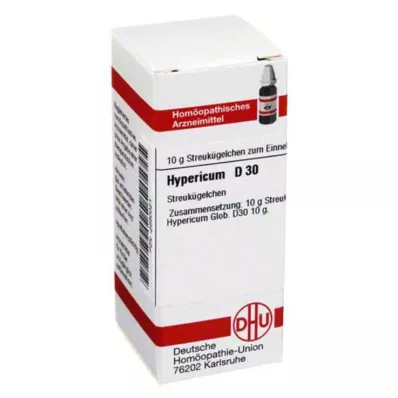 HYPERICUM D 30 Globuli, 10 g HYPERICUM D 30 Globuli, 10 g