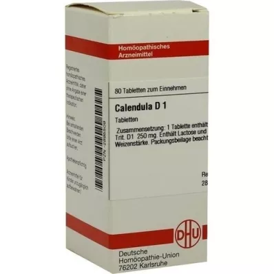 CALENDULA d 1 tablety, 80 ks