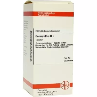 COLOCYNTHIS d 6 tablety, 200 ks