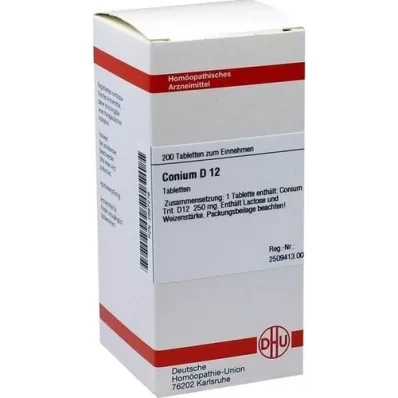 CONIUM d 12 tablet, 200 ks CONIUM d 12 tablet, 200 ks