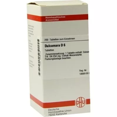 DULCAMARA d 6 tablety, 200 ks