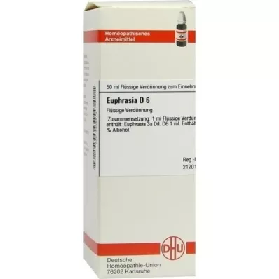 EUPHRASIA D 6 Ředění, 50 ml