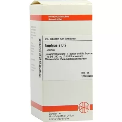 EUPHRASIA d 2 tablety, 200 ks