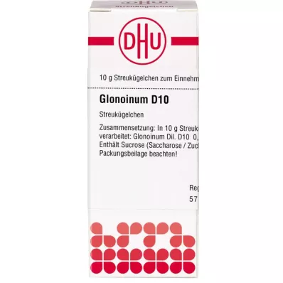 GLONOINUM D 10 Globuli, 10 g