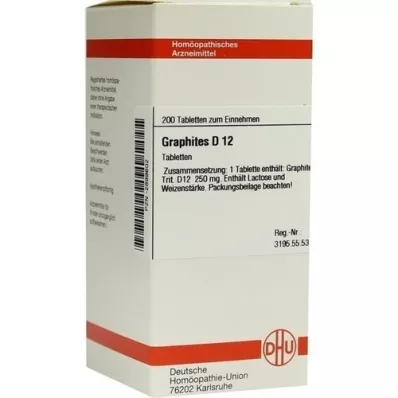 GRAPHITES d 12 tablet, 200 ks