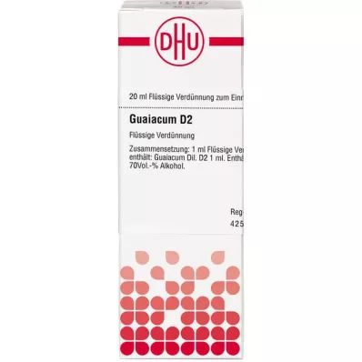GUAIACUM D2 Ředění, 20 ml GUAIACUM D2 Ředění, 20 ml