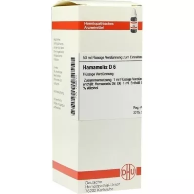 HAMAMELIS D 6 Ředění, 50 ml HAMAMELIS D 6 Ředění, 50 ml