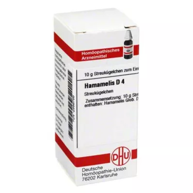 HAMAMELIS D4 globuli, 10 g