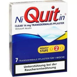 NIQUITIN Clear 14 mg transdermální chodník, 7 ks