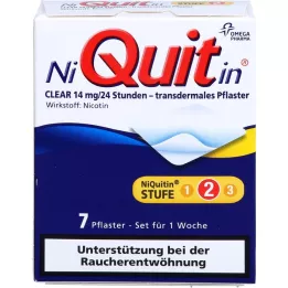 NIQUITIN Clear 14 mg transdermální chodník, 7 ks