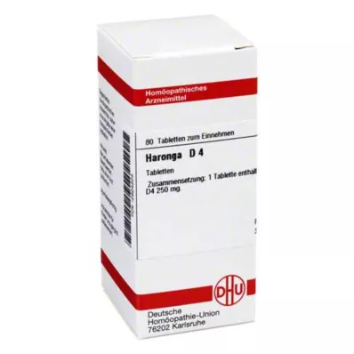 HARONGA D 4 tablety, 80 ks HARONGA D 4 tablety, 80 ks