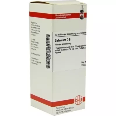SELENIUM D 6 Ředění, 50 ml