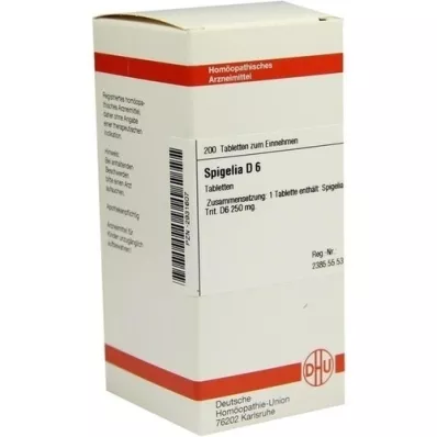 SPIGELIA d 6 tablety, 200 ks