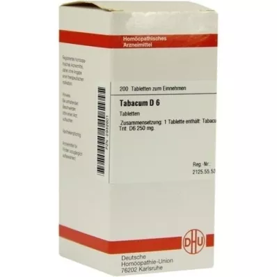 TABACUM d 6 tablety, 200 ks