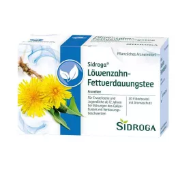 SIDROGA Filtrační sáčky na čaj z pampelišky, 20X1,5g