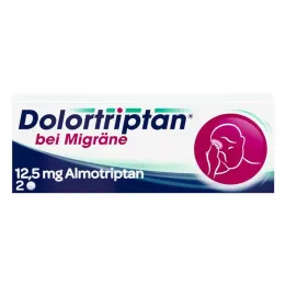 DOLORTRIPTAN pro potahované tablety na migrénu, 2 ks