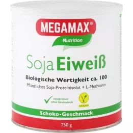 MEGAMAX Čokoládový prášek sójových bílkovin, 750 g