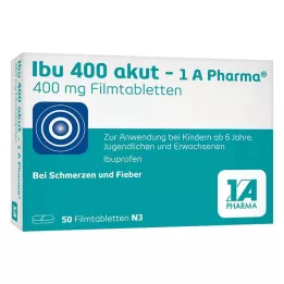 IBU 400 potahovaných tablet akut-1A Pharma, 50 ks