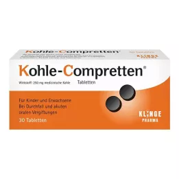 KOHLE Compretten tablety, 30 ks