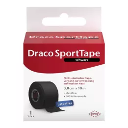 DRACO TAPEVERBAND 3,8 cmx10 m černá, 1 kus