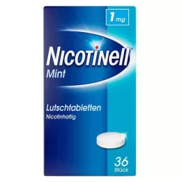 NICOTINELL Pastilky 1 mg Máta, 36 ks