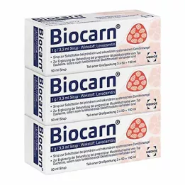 BIOCARN Sirup, 3x50 ml