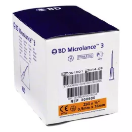 BD MICROLANCE Kanyla 25 G 5/8 0,5x16 mm, 100 ks