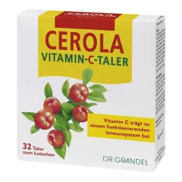 CEROLA Vitamin C Taler Grandel, 32 ks