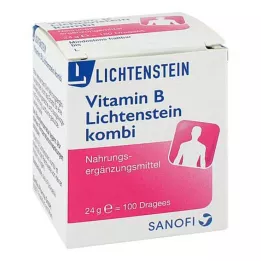 VITAMIN B LICHTENSTEIN Kombinované dražé, 100 ks