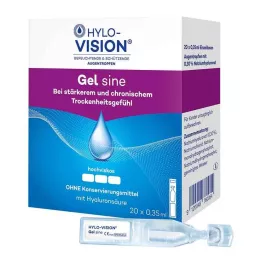 HYLO-VISION Gelové sinusové jednodávkové pipety, 20X0,35 ml
