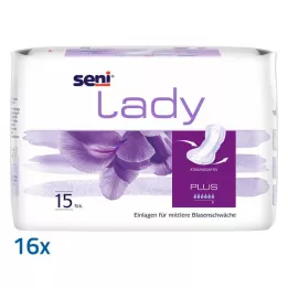 SENI Lady Inkontinence Insert Plus, 16x15 ks