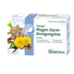 SIDROGA Gastrointestinální stimulační čajové filtrační sáčky, 20X2,0 g